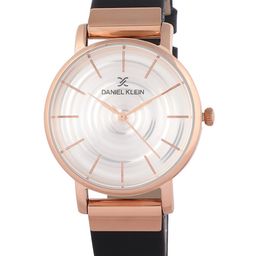 Daniel Klein Women Silver-Toned & Black Analogue Watch DK12076-picture-36