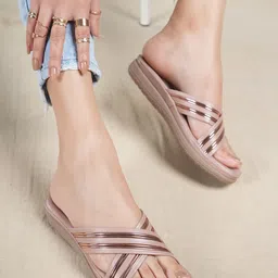 Mast & Harbour Women Open Toe Flats-picture-39