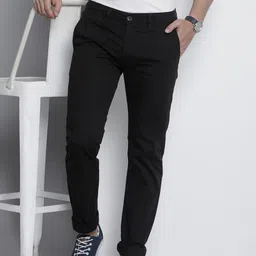 Nautica Men Solid Slim Fit Mid-Rise Casual Trousers-picture-14