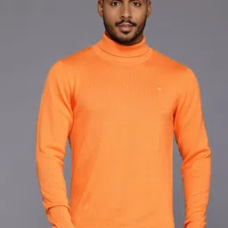 Louis Philippe Men Cotton Turtle Neck Pullover Sweater-image-36