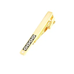 PELUCHE Unisex Gold-Toned & White Stone-Studded Egyption King Tie Pin-picture-36