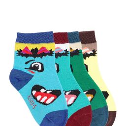Camey Kids Pack of 4 Patterned Above Ankle-Length Socks-picture-2