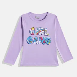 Eteenz Girls Typography Printed Premium Cotton T-shirt-image-29