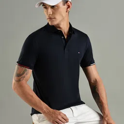 Tommy Hilfiger Polo Collar Slim Fit Cotton T-shirt image 1