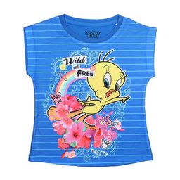 Looney Tunes Blue Extended Sleeves Regular Top-picture-1