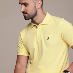 Nautica Pure Cotton Polo Collar Casual T-shirt-picture-12