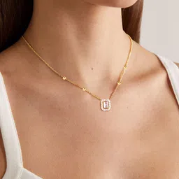 MINUTIAE Gold-Plated Crystals Studded Necklace-picture-25