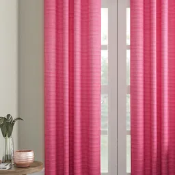Soumya Pink Long Door Curtains-picture-20