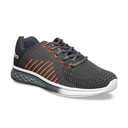 Khadims Men Grey Textile Running Shoes-image-26