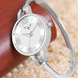 WHITE BIRD Women Brass Dial & Straps Analogue Watch WB RB Silver-picture-22