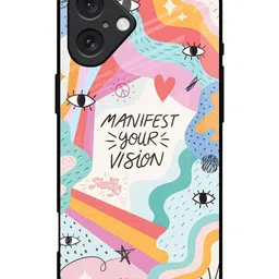 QRIOH Abstract Vision Manifest Glass iPhone 16 Back Case-picture-14