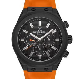 Daniel Klein Exclusive Men Black Dial & Orange Straps Analogue Watch DK 1 13321-5_OR-picture-35