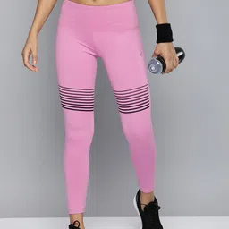 HRX by Hrithik Roshan Striped Rapid-Dry Training Tights-picture-24