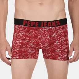 Pepe Jeans Men Red Solid Cotton Trunk OPT01-PPARRY RED AOPS-picture-41