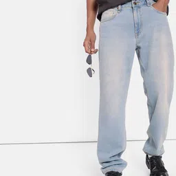 The Roadster Life Co. Men Pure Cotton Mid Rise Light Fade Jeans-picture-33