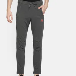 Jack & Jones Men Grey Self Design Nash Ville Regular Fit Track Pants-picture-18