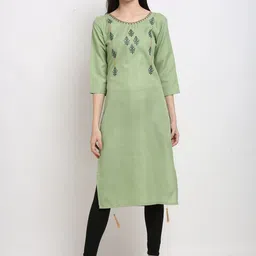 Rajnandini Embroidered Thread Work Pure Cotton Kurta-picture-10