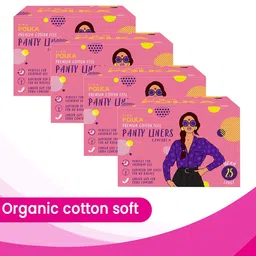 PINQ Set of 4 Polka Large Premium Cotton Feel Panty Liners - 25-Pcs Each-image-31