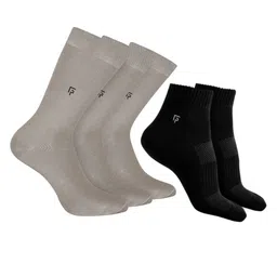 FOOTPRINTS Men Pack Of 5 Anti-Odour & Anti-Bacterial Organic Cotton & Bamboo Socks-image-53