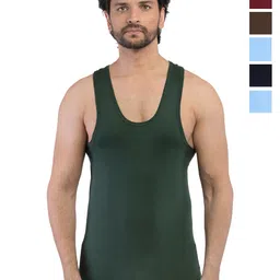 VIP Pack Of 5 Assorted Pure Cotton Innerwear Vests VP-MI-VS-SPCRN-10P-PO6-80-picture-15