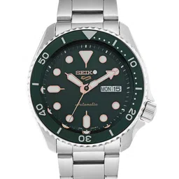 SEIKO Men Green Automatic Skeleton Analogue Watch SRPD63K1-picture-12