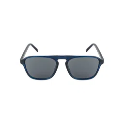 OPIUM Men Grey Lens & Blue Square Sunglasses with UV Protected Lens OP-1908-C04-Smoke image 2