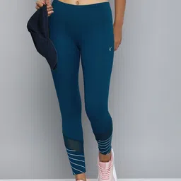 HRX by Hrithik Roshan Striped Rapid-Dry Training Tights-picture-8
