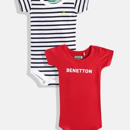 United Colors of Benetton Boys Set of 2 Pure Cotton Rompers-picture-17