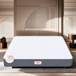 COIRFIT Grey & White Quilted Cotton Orthopedic Queen Size Mattress-picture-33