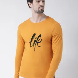 Friskers Typography Printed Round Neck Long Sleeve Pure Cotton Slim Fit T-shirt-picture-25