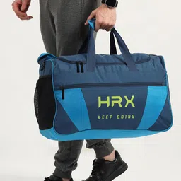 HRX by Hrithik Roshan Colourblocked Medium Foldable Sports or Gym Duffel Bag-image-1