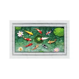 Jaamso Royals Green & Red 3D Printed Waterproof Wall Sticker-image-39