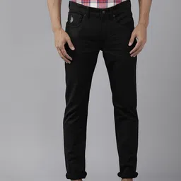 u.s. polo assn. denim co. U S Polo Assn Denim Co Men Black Regallo Skinny Fit Stretchable Jeans-picture-25