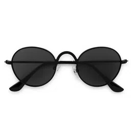 HASHTAG EYEWEAR Kids Black Lens & Black Round Sunglasses with UV Protected Lens-image-29
