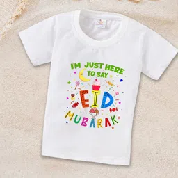 Babywish Kids Relaxed Fit Typography Printed Cotton T-shirt-picture-16