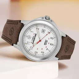 Timex Men Brass Dial & Leather Straps Analogue Watch T44381E6-picture-27