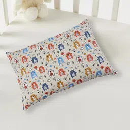 Recron Certified Beige & Red Fibre Filled Polycotton Ultra Soft Baby Pillow-picture-16