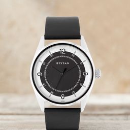 Titan Men Black Dial & Black Leather Straps Analogue Watch 1729SL04-picture-38