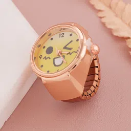 GC Jewelery Women Funky Emoji Printed Analogue Ring Watch MY-R RW 82 C-image-33