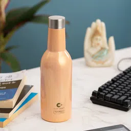 CLAY CRAFT Peach Stainless Steel Single Wall Water Bottle 1.1 L-image-39