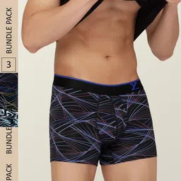 XYXX Men Pack of 3 Flux IntelliSoft Micro Modal Trunks-image-21