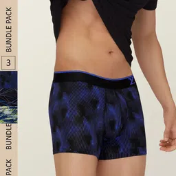 XYXX Men Pack of 3 Flux IntelliSoft Micro Modal Trunks-picture-19