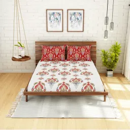 Spaces 100% Cotton Bedsheets Double Soft Feel Skin Safe Breathable-picture-25