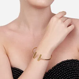Zaveri Pearls Women Gold-Plated Kada Bracelet-picture-32