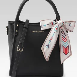 Van Heusen Textured Structured Handheld Bag with Detachable Sling Strap-picture-30