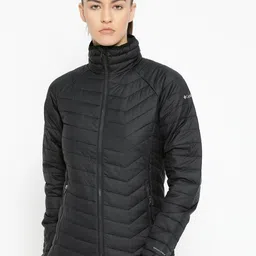 Columbia Women Black Powder Lite Insulated Sporty Hiking Jacket-picture-38