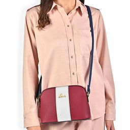 Lavie Women Colourblocked Structured Leather Sling Bag-picture-5