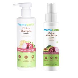 Mamaearth Unisex Set of Sustainable Onion Shampoo & Hair Serum-picture-35
