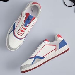 yoho Men Mid Top Colourblocked Lightweight Memory Foam Insole Basics Sneakers-picture-20