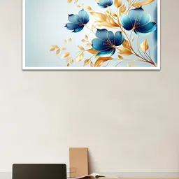 DEKORSTATION Multicoloured Floral and Botanical Canvas Painting-picture-37